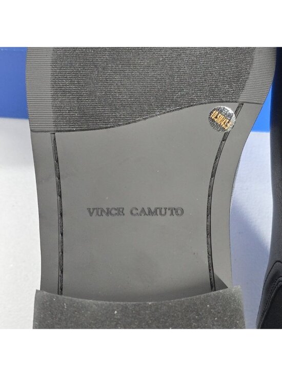 Vince Camuto Black Leather Amireu Boot Mens Size 10.5M NIB Chelsea Style Pull On main image 4